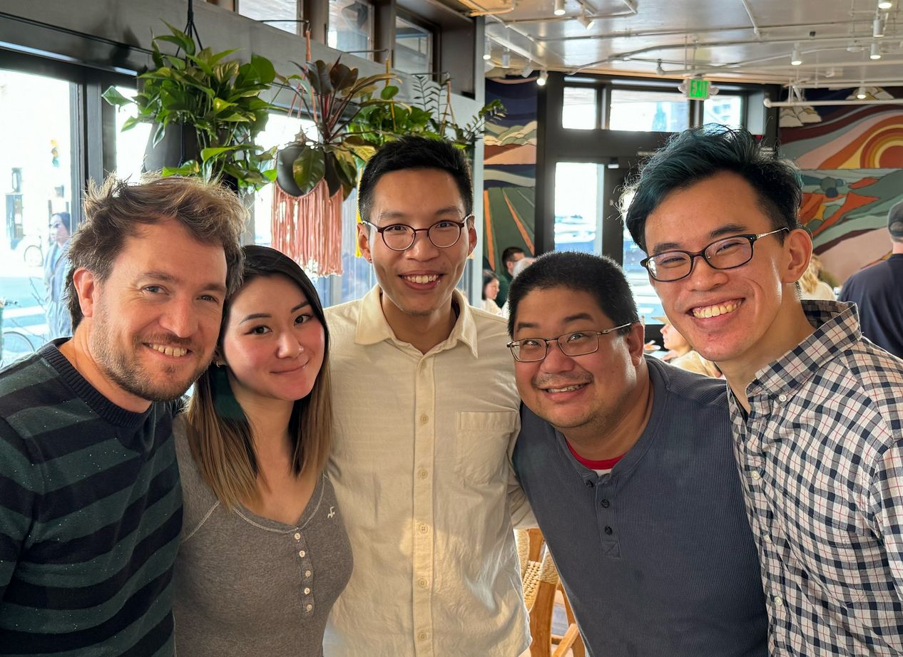 A group shot of Harmonic License, a Bay Area A Cappella group